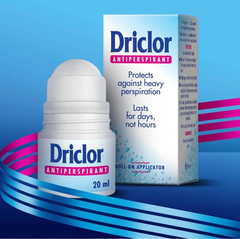 Driclor Antiperspirant Roll On Applicator 20ml - Image 1
